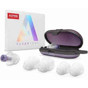 Alpine Earplugs for Noise Reduction - Premium Hearing Protection - High Fidelity Ear Plugs for Concerts, Noise Sensitivity and More - Soft & Comfortable - S/M/L Size - 21dB Noise Cancelling - Mica