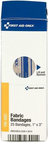 First Aid Only - FAE3004 Plastic Bandages, 3/4x3, 25 Count in Saudi Arabia