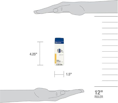 First Aid Only - FAE3004 Plastic Bandages, 3/4x3, 25 Count in Saudi Arabia