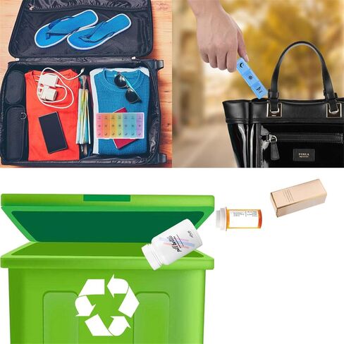 Weekly Pill Boxes and Organizer Travel Pill Case 7 Day 3 Times A Day Large Compartments Medication Reminder Daily Pill Container for Fish Oil Vitamins Capsules and Supplements, Gray in Kuwait