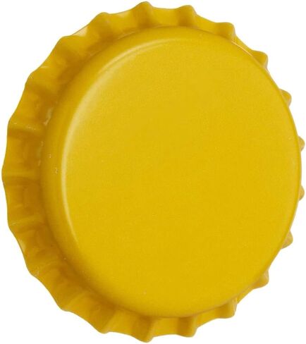 144 Oxygen Absorbing Beer Bottle Caps, 26mm US Standard size Pry off Silver Crown Caps for Homebrew, PVC Free Caps for Beer Bottles in Kuwait