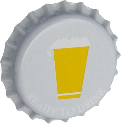 144 Oxygen Absorbing Beer Bottle Caps, 26mm US Standard size Pry off Silver Crown Caps for Homebrew, PVC Free Caps for Beer Bottles in Kuwait