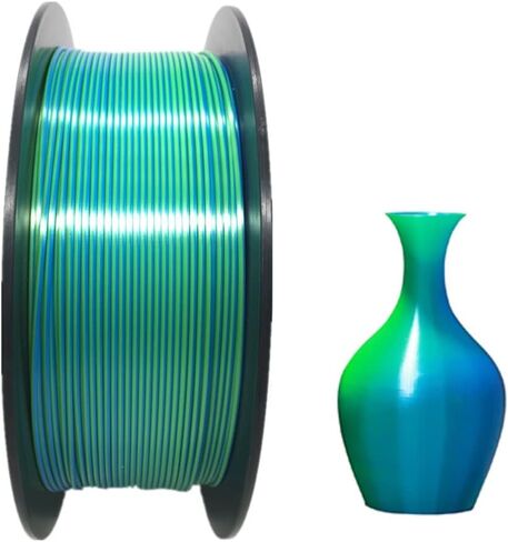 Prinko PLA 3D Printer Filament, PLA Filament 1.75mm, Dimensional Accuracy +/- 0.02 mm, 1kg Carton Spool PLA Filament, 1.75mm (Rainbow) in Saudi Arabia