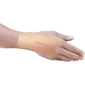 Mueller Sports Medicine Hand and Wrist Kinesiology Tape, Pain Relief for Carpal Tunnel, Tendonitis and Arthritis for Therapeutic recovery