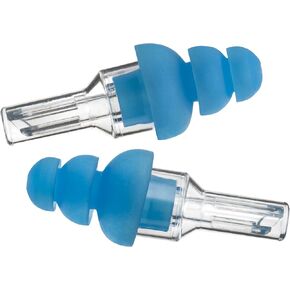 Etymotic Research ER20 High-Fidelity Earplugs (Concerts, Musicians, Airplanes, Motorcycles, Sensitivity and Universal Hearing Protection) - Standard, Clear Stem w/ Blue Tip