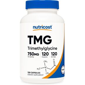 Nutricost TMG 750mg, 120 Capsules