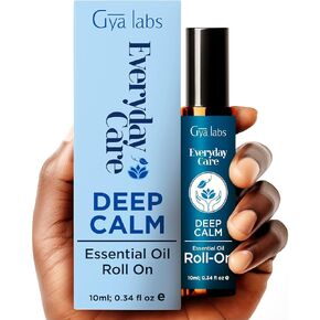 Gya Labs Clary Sage Essential Oil Roll-On - Herbaceous, Floral Scent (0.34 fl oz)