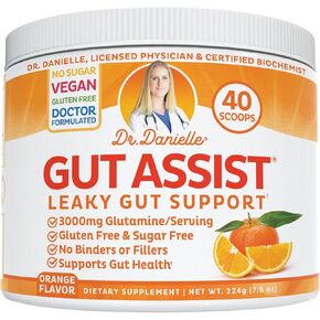 Gut Assist Digestive Enzymes Supplement to Aid in Breaking Down Proteins, Fats, and Carbohydrates for Digestion, Vegetarian Formula for Better Digestion & Lactose Absorption with Amylase & Protease