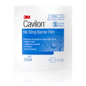 3M Cavilon No Sting Barrier Film 3345, 25 Applicators