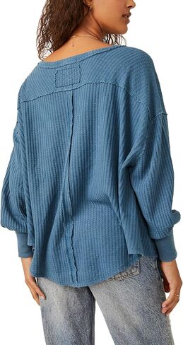 Free People Coraline Thermal Black XS (سيدات 0-2) in Saudi Arabia