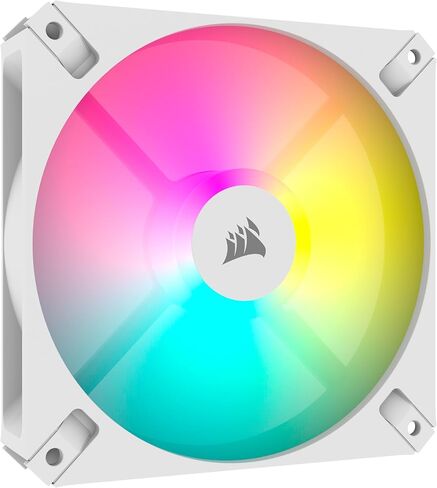 كورسير مراوح اي كيو AR120 RGB رقمية 120 ملم متوافقة مع ARGB- مجموعة مراوح ثلاثية - ابيض in Kuwait