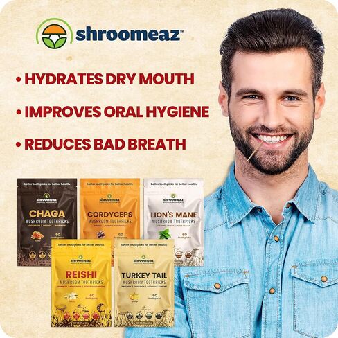 Shroomeaz Toothpicks 5 Pack in Kuwait