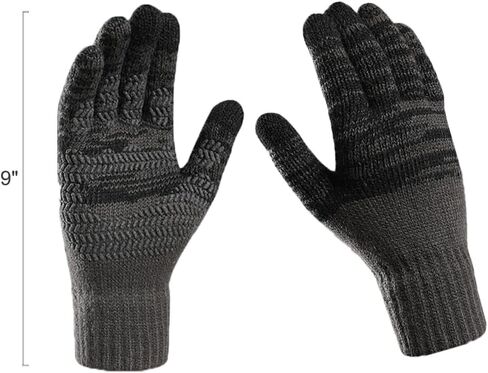 KRATARC Winter Warm Scarf Beanie Hat Glove Neck Gaiter Set Adult Men Women Outdoor in Kuwait