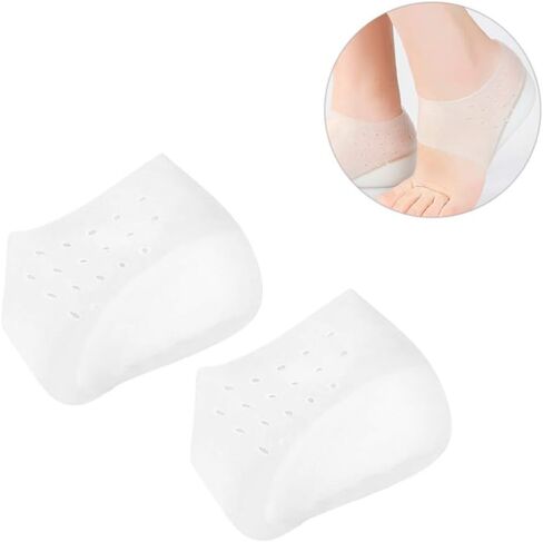 SUPVOX Inside Height Insoles Silicone Heel Pads Cover Silicone Shoes Pads Invisible Height Insoles Plantar Fasciitis Height Increase Heels Sleeve Arch Support (3cm) in Kuwait