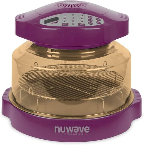 Nuwave Oven Pro Plus Countertop Convection Oven with Triple Combo Cooking Power, 100°F-350°F Temp Control in 1° Increments, Cinnamon (Renewed) in Saudi Arabia