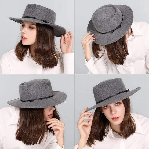 قبعات فيدورا من الصوف بنسبة 100% من Comhats قبعات شتوية للنساء in Kuwait