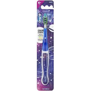 Oral-B Cross Action Kids Toothbrush, Soft Bristles, Ages 6+, 1 count