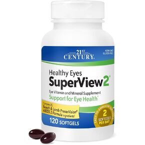 21st Century Healthy Eyes SuperView 2 Softgels, 120 Count
