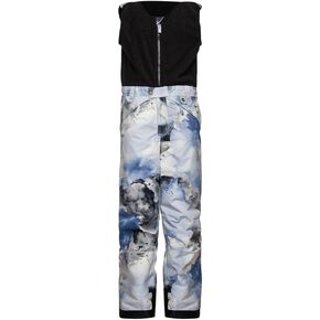 Arctix Kids Limitless Fleece Top Bib Overalls, Watercolor Blue, Medium