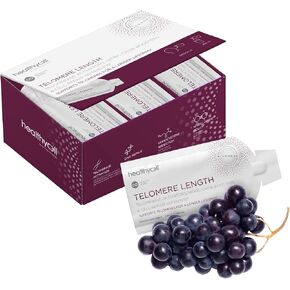 Healthycell Telomere Length - Anti Aging Supplement for Lengthening Telomeres, DNA Repair, Cell Health, Stem Cell Support - Clinically Proven Ingredient AC11 (30 Capsules)