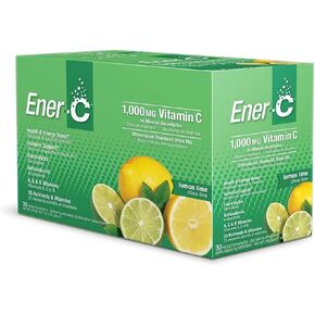 Ener-C Vitamin Drink Mix, Lemon Lime, 1000 Mg, 30 Count