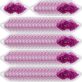TrelaCo 60 Pcs Lip Ice Pack Bulk Gel Ice Pack Reusable Boo Boo Ice Packs for Kids Ice Bags for Injuries Lip Shape Mini Ice Pack Cold Compress for Headaches, Tired Eyes, Swelling, Teeth Pain Relief