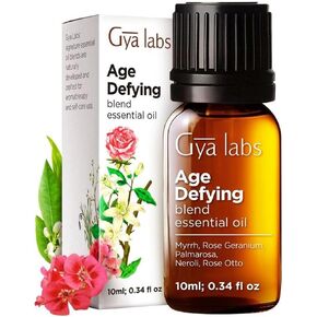 Gya Labs Age Defying Essential Oil Blend (0.34 fl oz) - Natural Age Defy Essential Oil - Soothing & Rejuvenating