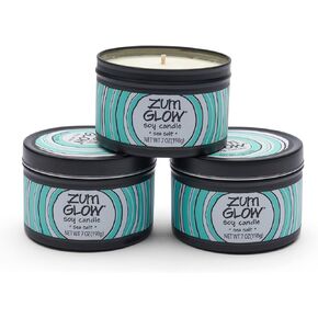 Zum Glow Soy Candle - Frankincense and Myrrh - 7 oz (3 Pack)