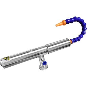Vortex Cool Tool Cold Air Gun Spot Cooler Stainless Steel Vortex Tube Cooling Gun Flexible Spot Cooler Air Coolant High Power 30CFM