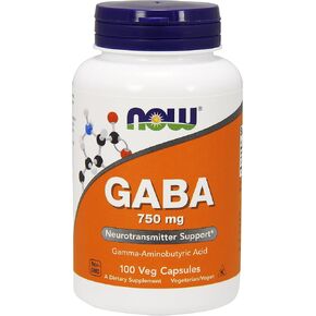 Now GABA 750mg, 100 Vcaps (2pack)