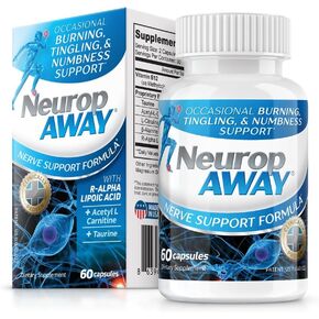 NeuropAWAY Nerve Support,120 Daily Capsules
