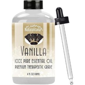 Best Vanilla Essential Oil (8oz Bulk Vanilla Oil) Aromatherapy Vanilla Essential Oil for Diffuser, Soap, Bath Bombs, Candles, and More!.