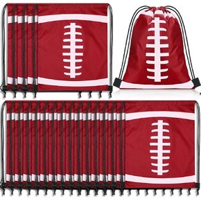 20 Pieces Softball Soccer Drawstring Bag Softball Soccer Cinch Bags Softball Soccer Drawstring Backpack Gift Bags for Men Women Sports Gym (Softball)