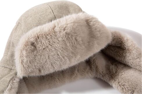 قبعات منفوخة للطقس البارد من Croogo قبعة الصياد قبعة شتوية سميكة فروي Ushanka قبعة روسية مقاومة للرياح قبعة تزلج مع غطاء للأذن in Kuwait