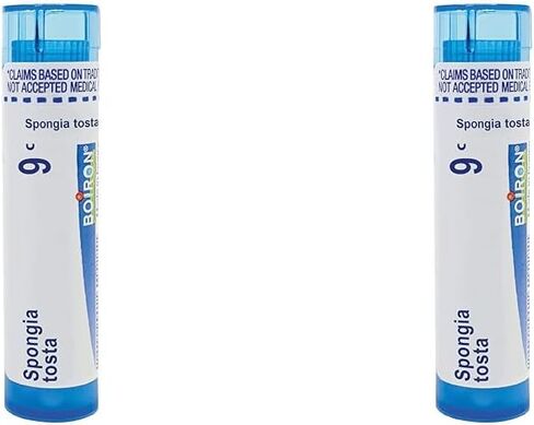 Boiron Spongia Tosta 9C for Dry, Barking Cough - 80 Pellets in Saudi Arabia