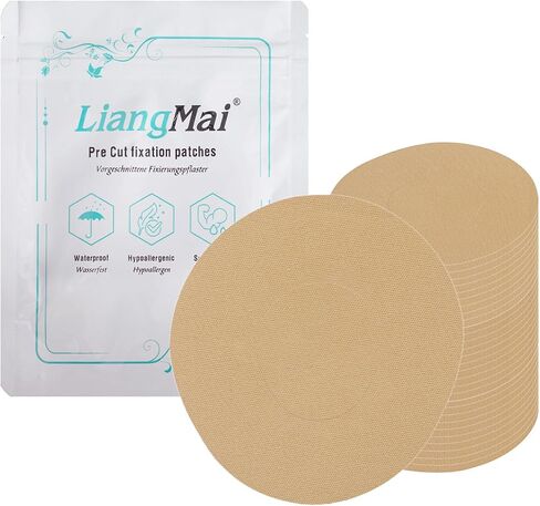 Dexcom G6 Adhesive Patches - 30 Pack Waterproof & Skin Friendly Overpatch CGM Stickers for G6 10-14 Days Long Stay Fixation Monitor Protection, Easy to Use Pre-Cut Adhesive Tape in Kuwait