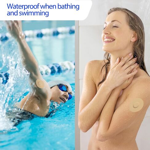Dexcom G6 Adhesive Patches - 30 Pack Waterproof & Skin Friendly Overpatch CGM Stickers for G6 10-14 Days Long Stay Fixation Monitor Protection, Easy to Use Pre-Cut Adhesive Tape in Kuwait