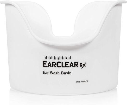 Ear Cleaning Kit by Nuance Medical EarClear Rx - Flexible Tip Kit with Otoscope Penlight, Basin and 20 Disposable Tips and Microfiber Towel in Kuwait