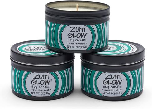Zum Glow Soy Candle - Frankincense and Myrrh - 7 oz (3 Pack) in Kuwait