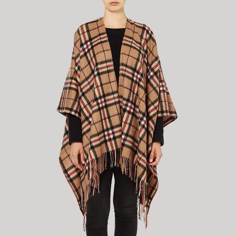 Shepherds Land 100% Lambswool Ruana in Kuwait