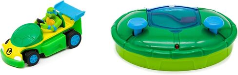 Teenage Mutant Ninja Turtles 3" Micro Shell Racers: Michelangelo RC Vehicle with Half Shell Controller, Ages 5+ in Kuwait