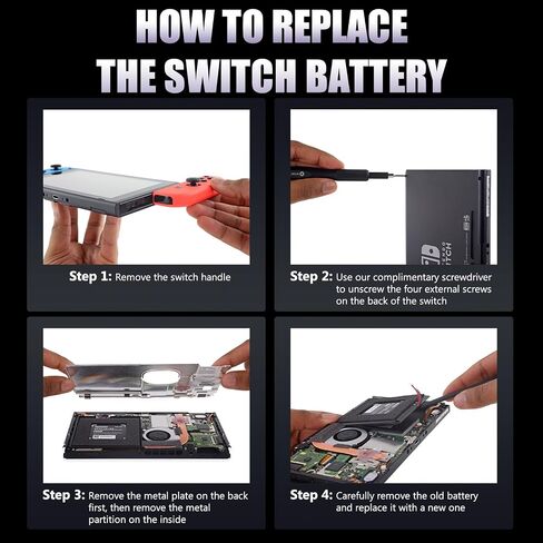 Qoutmcuy 【2100mAh】 USG-003 Battery, High Capacity Replacement Battery for Nintendo DS Lite, NDSL Game Player Battery in Saudi Arabia