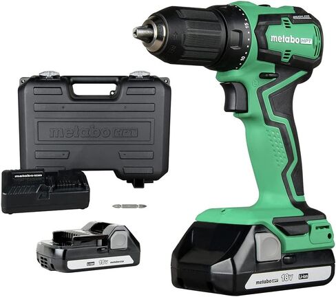 مجموعة مثقاب سائق ميتابو HPT 18V MultiVolt™ اللاسلكية | تتضمن بطاريات 2-18 فولت، 2.0 أمبير مع مقياس الوقود | 485 رطلاً من عزم الدوران | ضمان الأداة مدى الحياة | DS18DDXS in Saudi Arabia