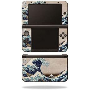 MightySkins Skin Compatible with Nintendo 3DS XL - Great Wave of Kanagawa | Protective, Durable, and Unique Vinyl Decal wrap Cover | Easy to Apply, Remove, and Change Styles | Made in The USA