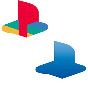 Retro Sticker Underlay - Glossy Vinyl Decal Compatible with PS5 (Multi Color 6 Pack)