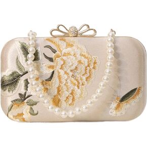 YYW Clutch Purse Women Glittering Handbag Top Handle Evening Bag Crossbody Bag Shoulder Bag for Wedding Party Prom