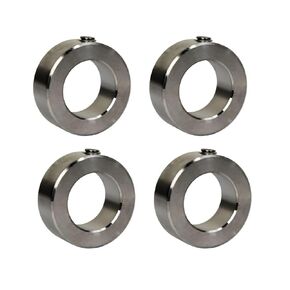 Jeremywell 1" Bore Stainless Steel Set Screw Shaft Collar OD 1-5/8" Width 5/8" (4 PCS)