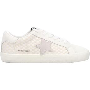 VINTAGE HAVANA Womens Flair Glitter Lace Up Sneakers Shoes Casual - Pink