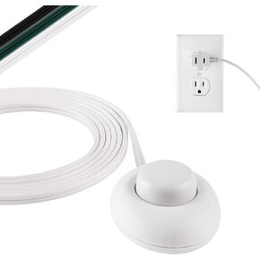 Philips Accessories Plug-in Footswitch, 9 Ft Long Cord, One Polarized Outlet, On/Off Switch, Green, SPS1036GF/27