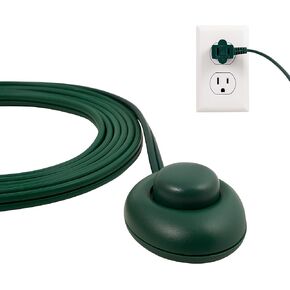 Philips Accessories Plug-in Footswitch, 9 Ft Long Cord, One Polarized Outlet, On/Off Switch, Green, SPS1036GF/27